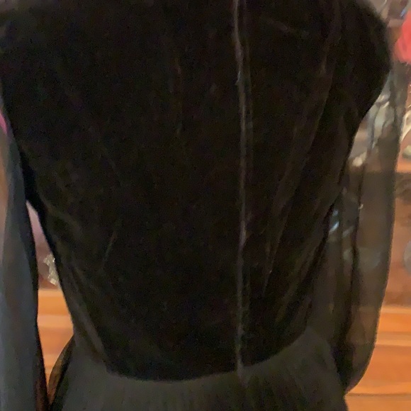 Vintage Marcel Fenez Roland Klein velvet dress - Picture 5 of 9